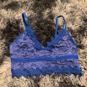 SHEIN Royal Blue Lace Bralette